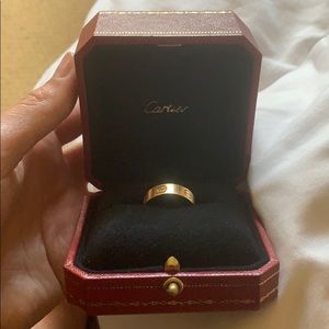 Barely worn Cartier love ring size 57